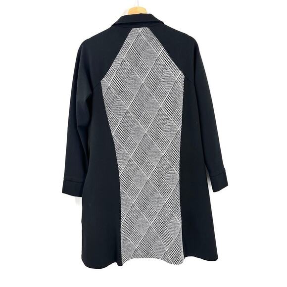 Ruti Houndstooth Zip Front Dress Sz 0/Small - Picture 2 of 5